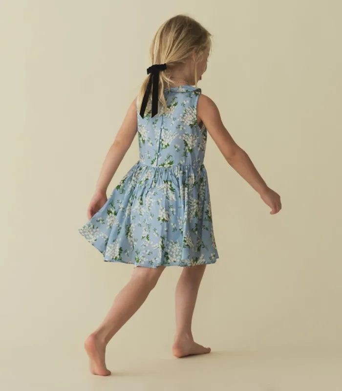 Shop LIBBY DRESS Sky May Bell Floral DEN Kids