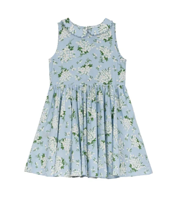 Shop LIBBY DRESS Sky May Bell Floral DEN Kids
