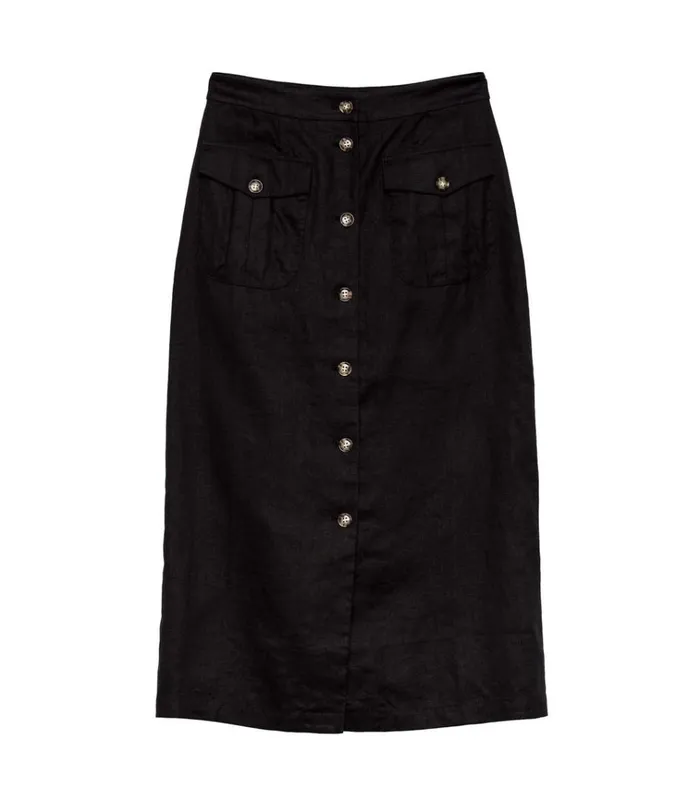 Shop LOURDES SKIRT Black DEN Skirts