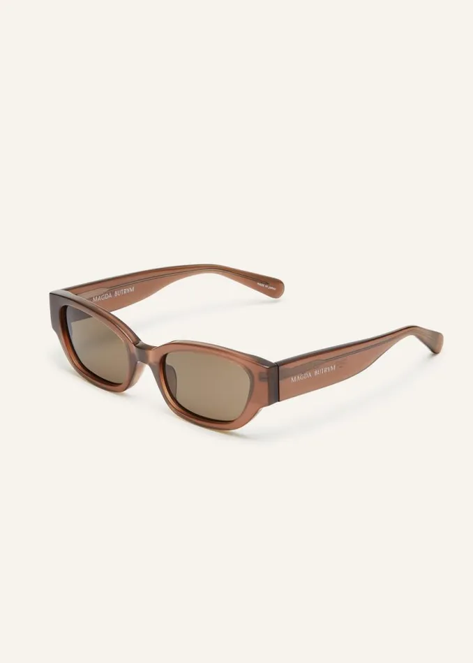 Shop Magda Butrym Eyewear 039I Need A Holiday039 Sunglasses In Brown Shop Magda Butrym Eyewear 039I Need A Holiday039 Sunglasses In Brown