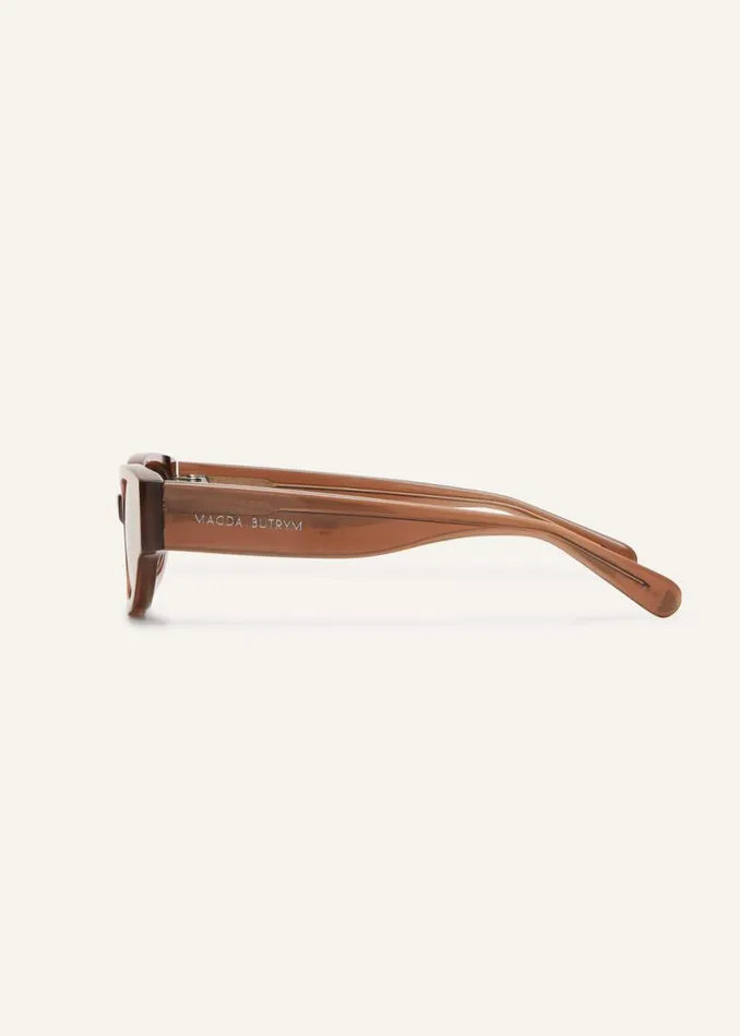 Shop Magda Butrym Eyewear 039I Need A Holiday039 Sunglasses In Brown Shop Magda Butrym Eyewear 039I Need A Holiday039 Sunglasses In Brown