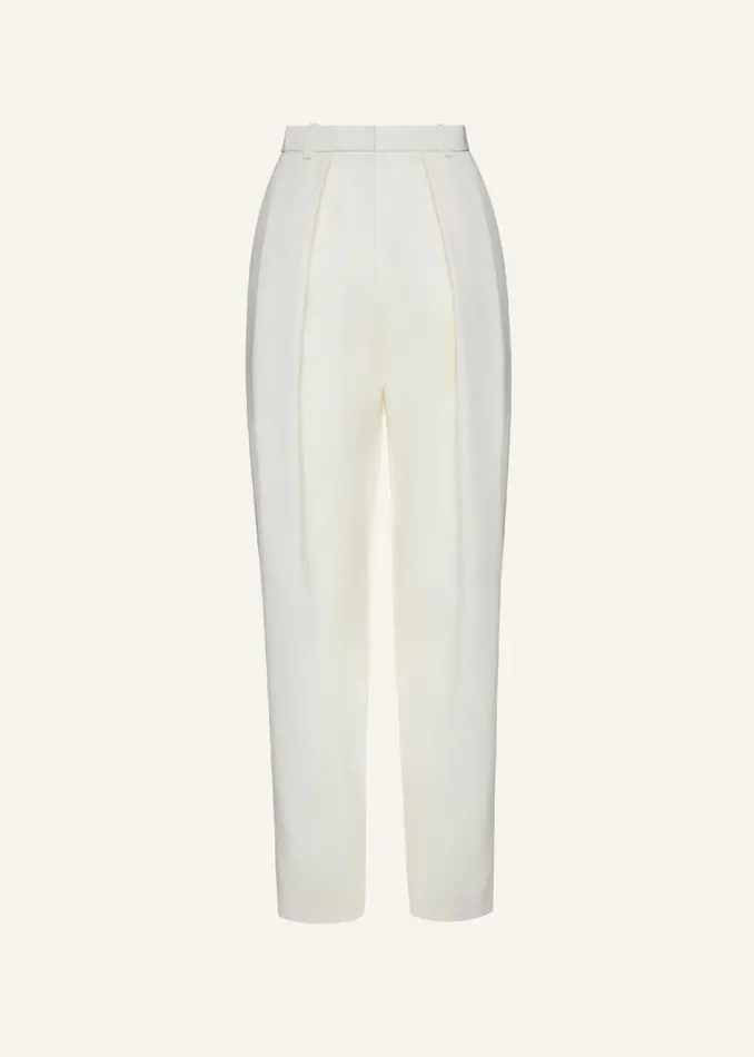 Shop Magda Butrym Tailoring And Suits Shaldon Pants In Cream