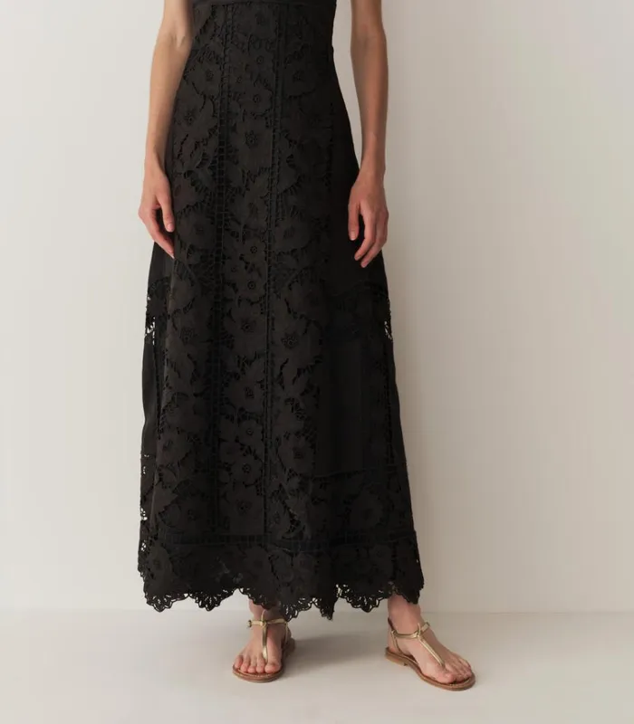 Shop MARIZA DRESS Black DEN Dresses