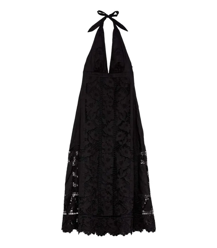 Shop MARIZA DRESS Black DEN Dresses