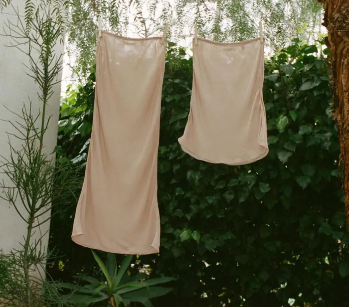 Shop MINI SKIRT SLIP Conch DEN Delicates and Sleepwear