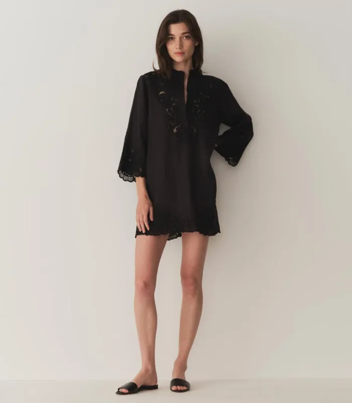 Shop ROCHELLE DRESS Black DEN Dresses