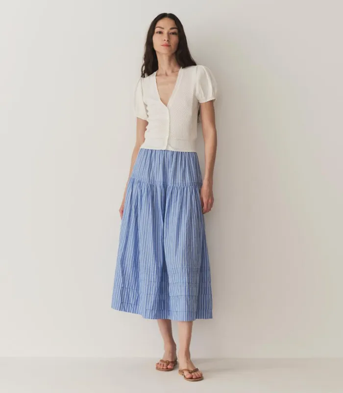 Shop SEBASTIANE SKIRT Deauville Stripe DEN Skirts