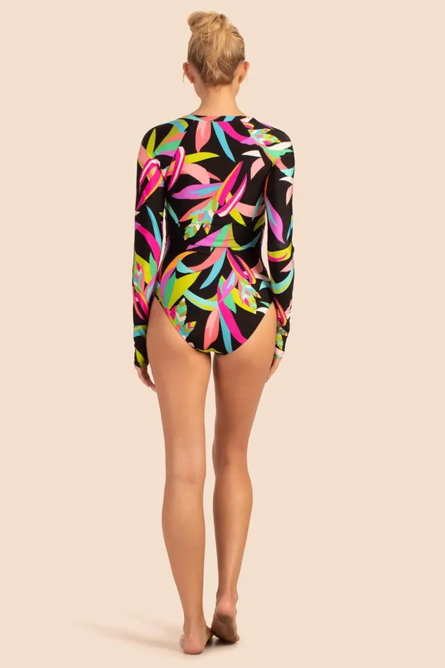 SHOP Trina Turk ONE PIECE SWIMWEAR BIRDS OF PARADISE PADDLE SUIT