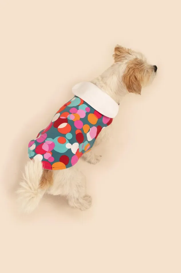 SHOP Trina Turk PETS BUBBLE DOTS FRENCH TERRY PET PAJAMA JACKET