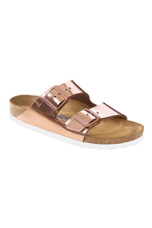 SHOP Trina Turk SHOES WOMEN039S ARIZONA SOFT FOOTBED ROSE GOLD SANDAL