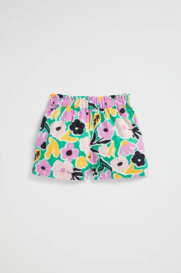 Shorts Girl Seed Heritage Floral Short Jade Green