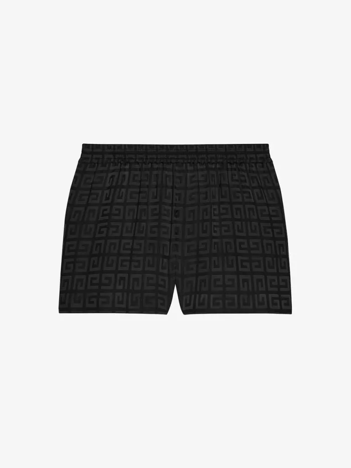 Shorts In 4g Jacquard Black Women Givenchy Pants and Shorts