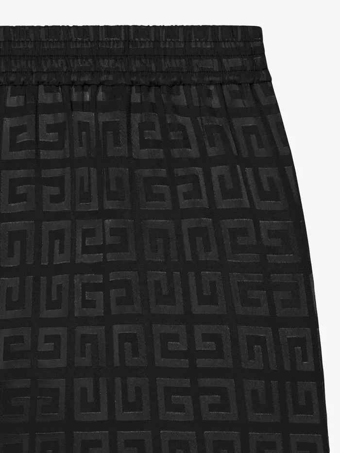 Shorts In 4g Jacquard Black Women Givenchy Pants and Shorts