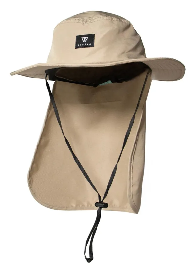 Shred Head Eco Bucket Hat Khaki Men Vissla Accessories