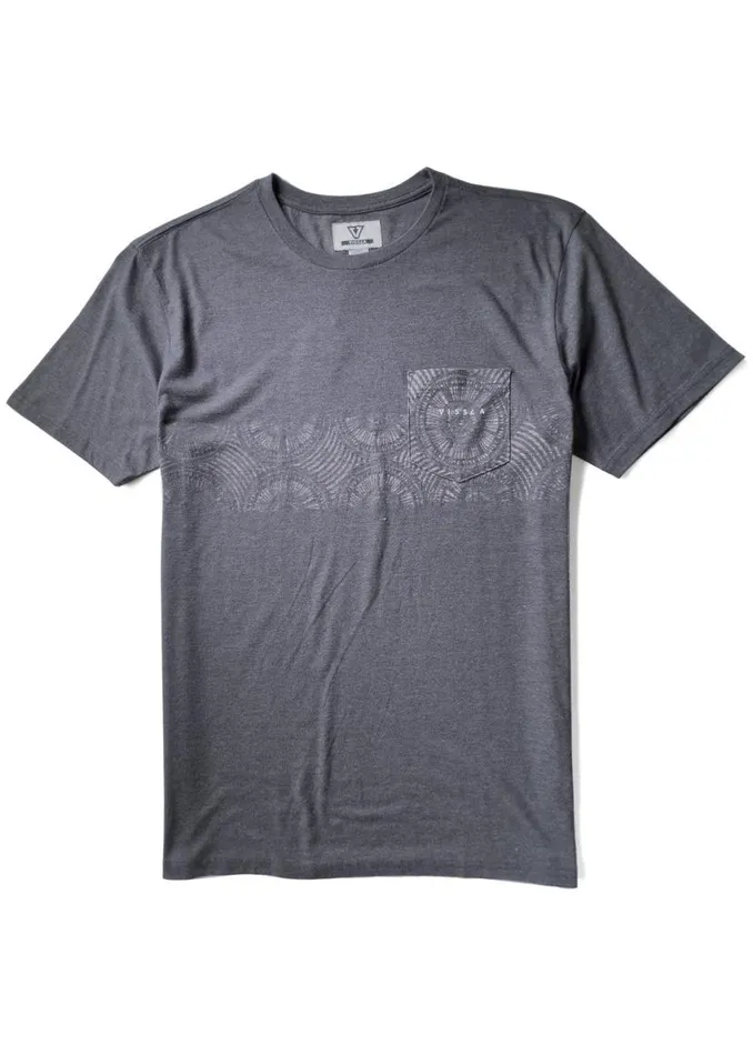 Skeleton Coast Ss Pkt Tee Phantom Men Vissla Tees