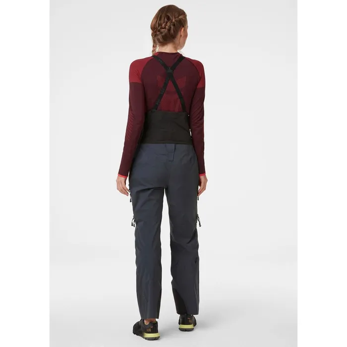 Ski Pants Women Helly Hansen W ODIN MOUNTAIN 3L SHELL BIB PANT 983 Slate