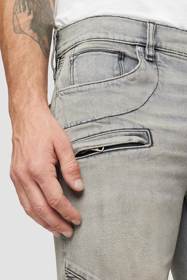 Skinny Men Hudson Jeans Blinder Biker V2 Skinny Jean Shadow Ave