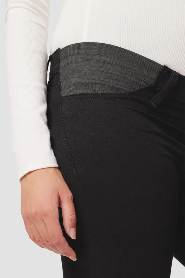 Skinny Women Hudson Jeans Nico Maternity Super Skinny Ankle Jean Black