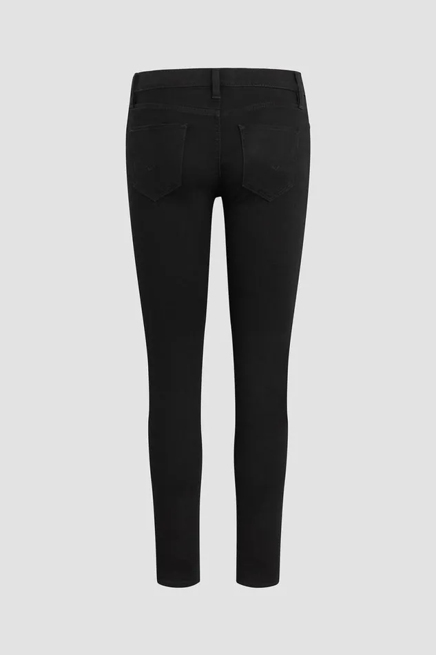 Skinny Women Hudson Jeans Nico Maternity Super Skinny Ankle Jean Black