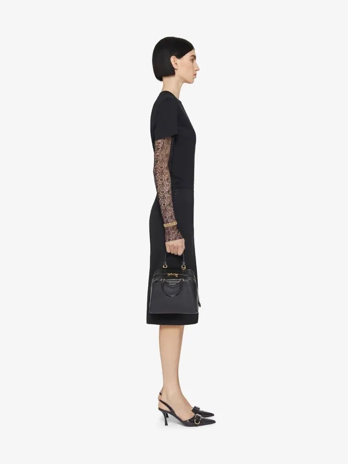 Skirt In Wool With 4g Liquid Detail Black Women Givenchy Skirts
