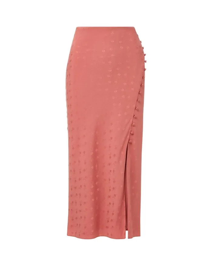 Skirts and Shorts Shop Veronica Beard Franconia Silk Jacquard Skirt Bright Army