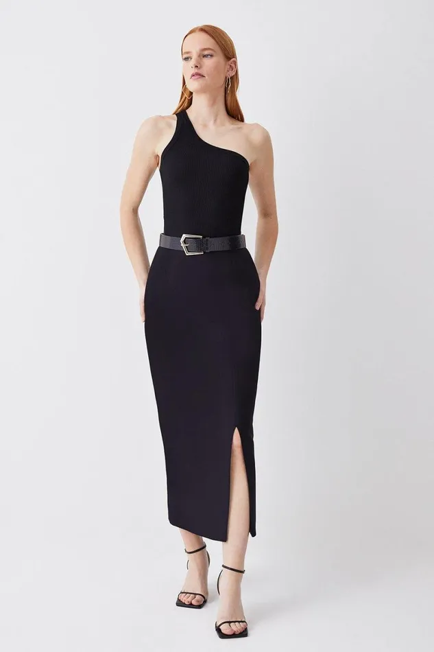 Skirts Women Karen Millen Italian Compact Scuba Jersey Pencil Midi Skirt Black Skirts Women Karen Millen Italian Compact Scuba Jersey Pencil Midi Skirt Black