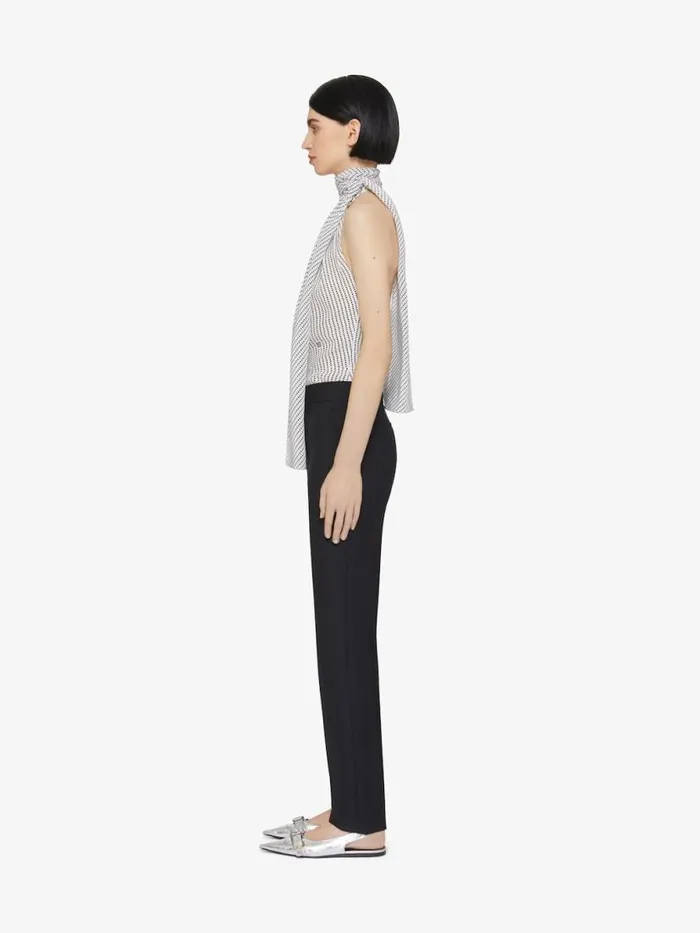 Slim Fit Tailored Pants In Wool And Mohair Black Women Givenchy Pants and Shorts