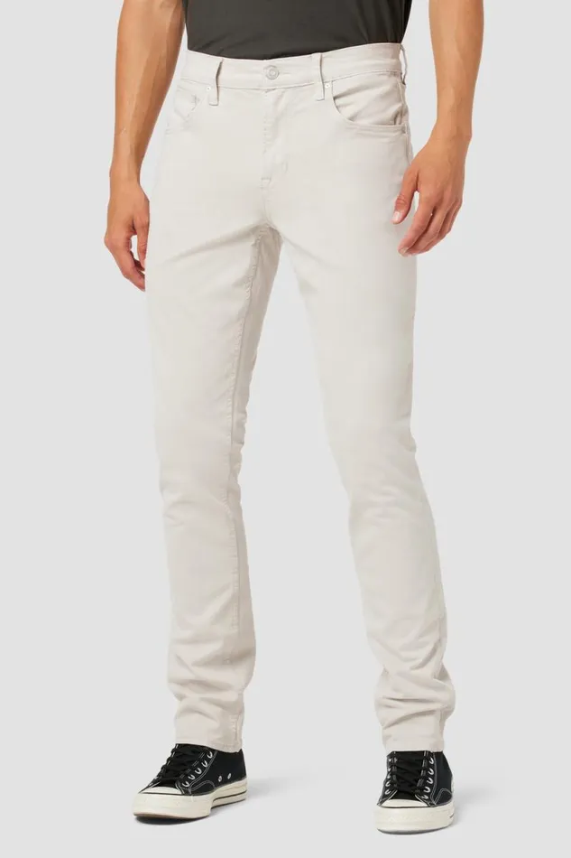Slim Men Hudson Jeans Blake Slim Straight Twill Pant Light Ash