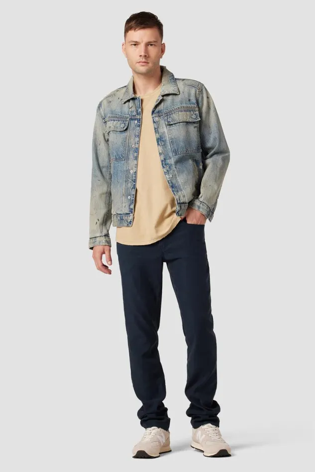 Slim Men Hudson Jeans Blake Slim Straight Twill Pant Night Blue