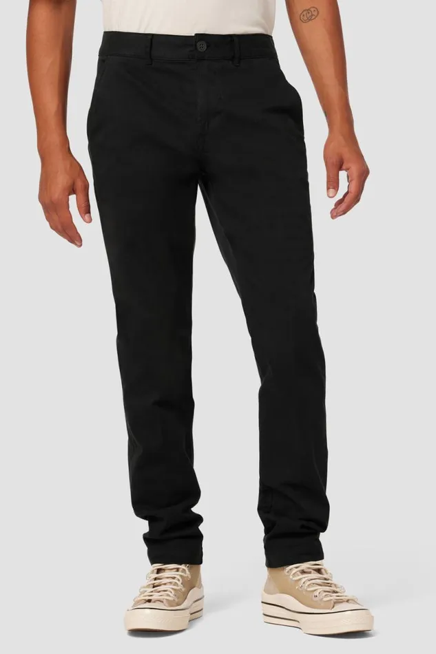 Slim Men Hudson Jeans Classic Slim Straight Chino Black