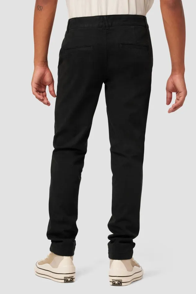 Slim Men Hudson Jeans Classic Slim Straight Chino Black