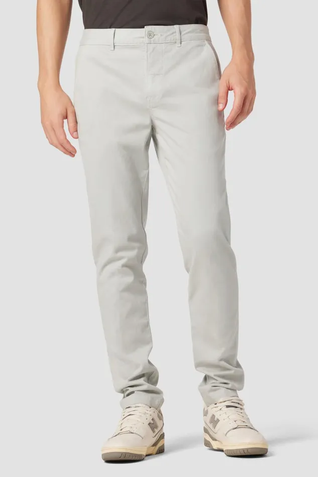 Slim Men Hudson Jeans Classic Slim Straight Chino Gray Mist