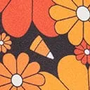 Smak Parlour Pumpkin Mod Floral Downtown Scene Mini Dress DressesHalloween Unique Vintage Pocket Dresses