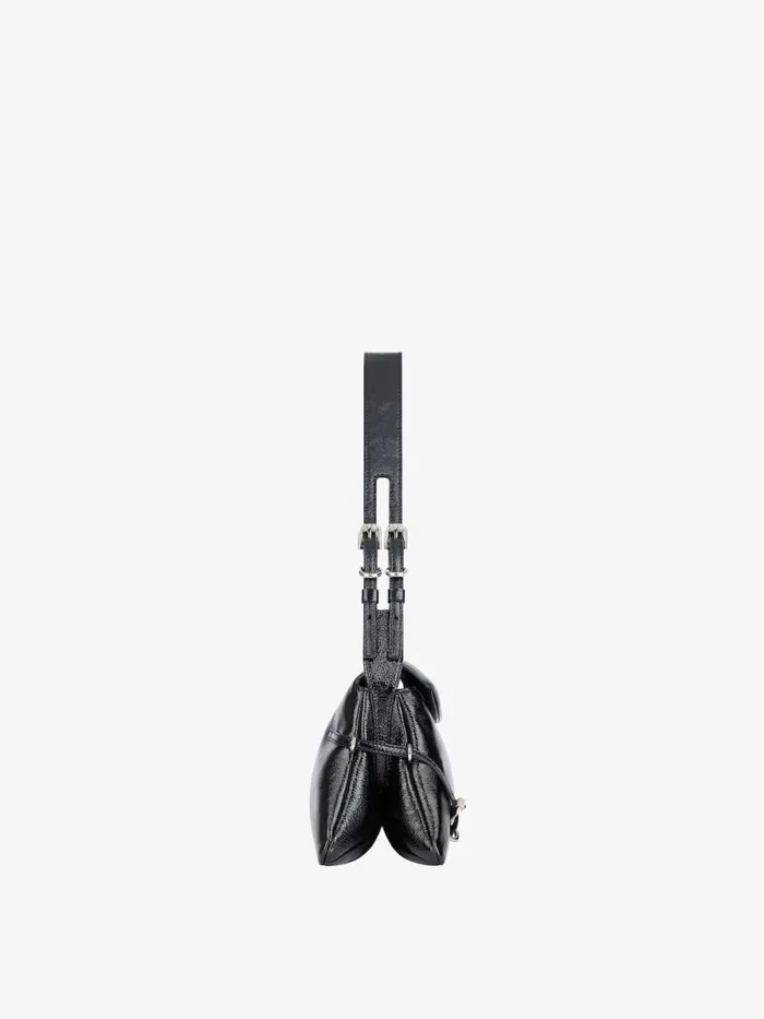 Small P039tit Voyou Bag In Patent Leather Black Women Givenchy Shoulder Bags