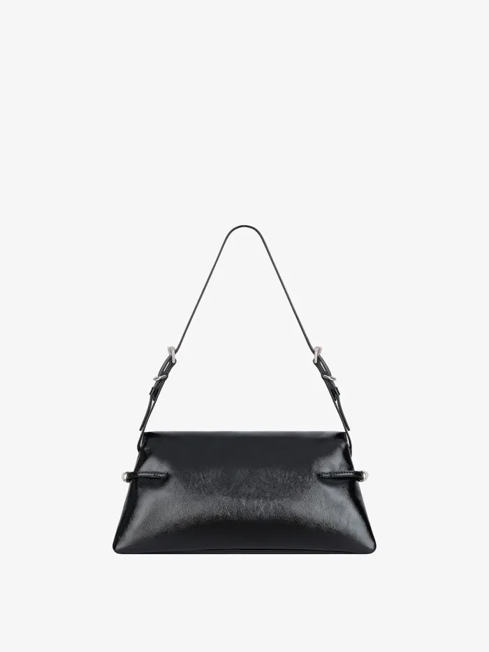 Small P039tit Voyou Bag In Patent Leather Black Women Givenchy Shoulder Bags