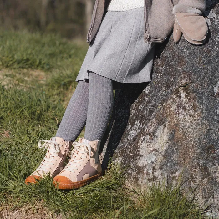 Sneakers KIDS malek creme Beige bisgaardshoes