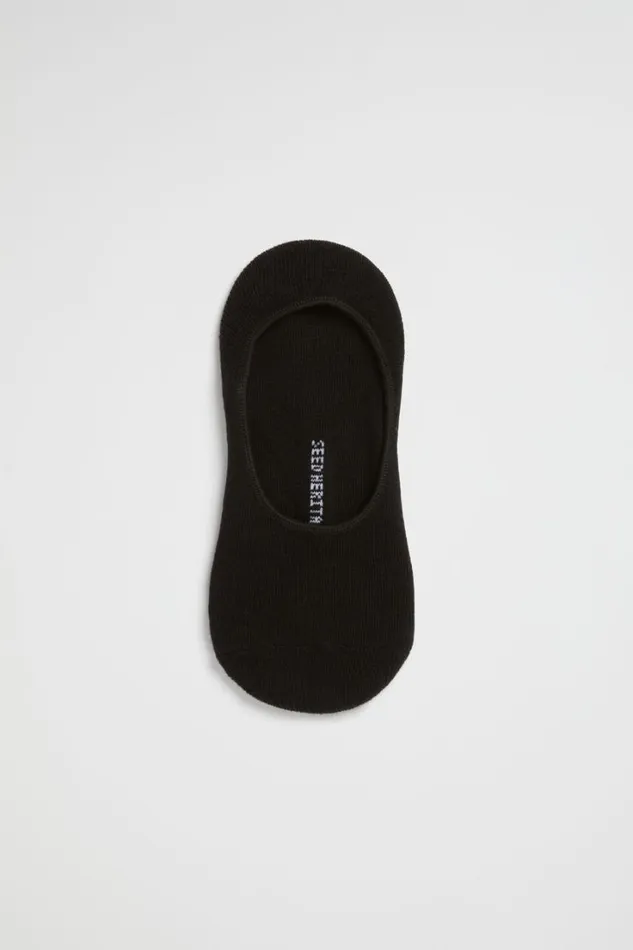Socks and Tights Woman Seed Heritage No Show Sock Black