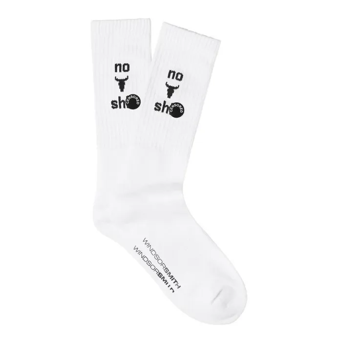 Socks Men Windsor Smith NOVELTY SOCK NO BULLSHT Socks Men Windsor Smith NOVELTY SOCK NO BULLSHT