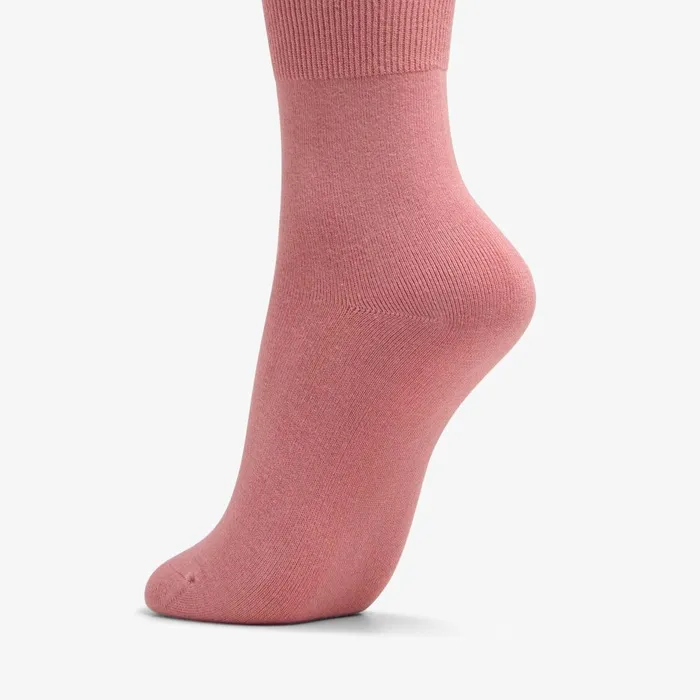 Solid Dress Crew Sock Salmon Women Clarks Accessories