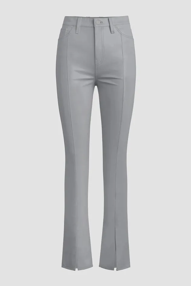 Straight Women Hudson Jeans Harlow Ultra HighRise Cigarette Jean W Slit Hem Ultimate Gray