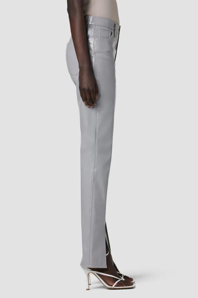 Straight Women Hudson Jeans Harlow Ultra HighRise Cigarette Jean W Slit Hem Ultimate Gray