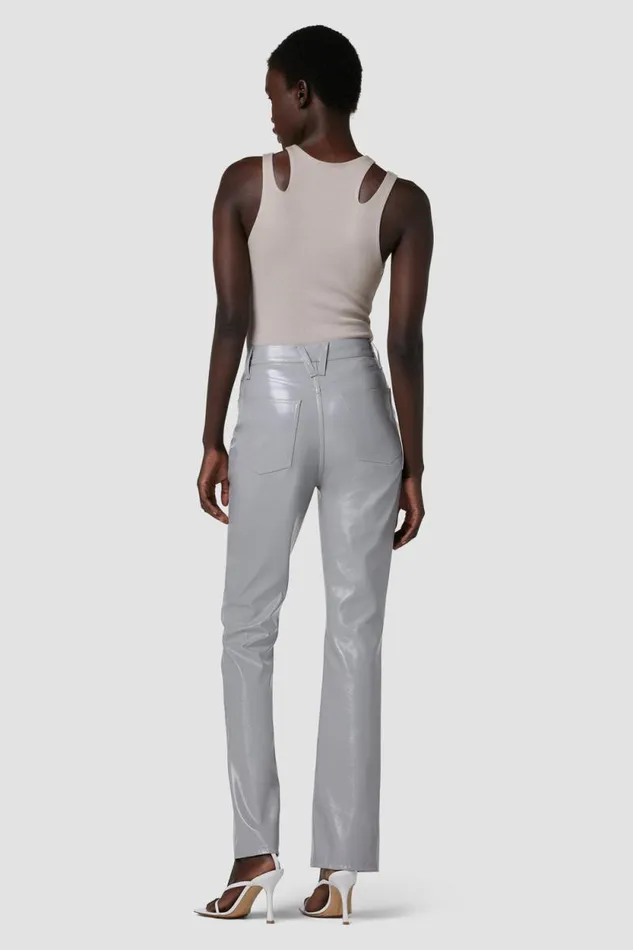 Straight Women Hudson Jeans Harlow Ultra HighRise Cigarette Jean W Slit Hem Ultimate Gray