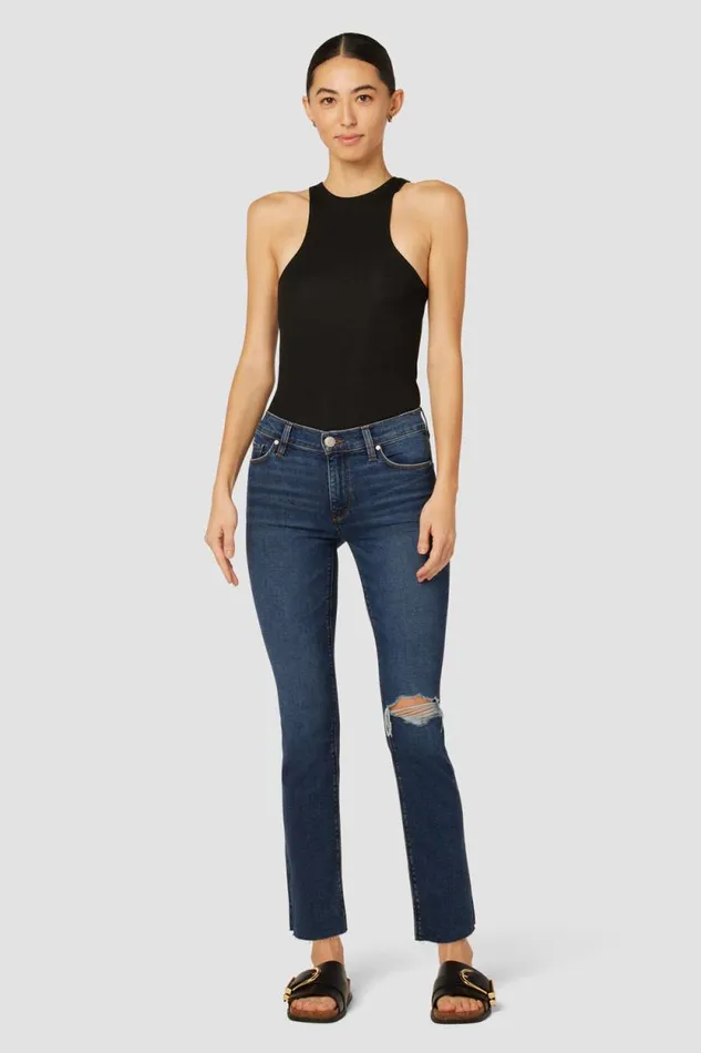 Straight Women Hudson Jeans Nico MidRise Straight Ankle Jean Legit