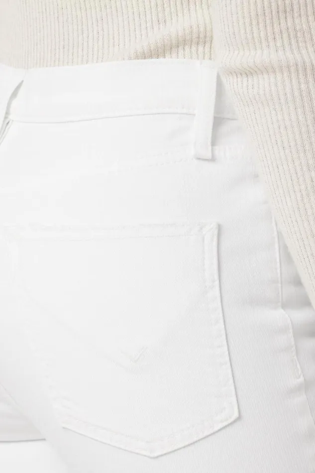 Straight Women Hudson Jeans Remi HighRise Straight Crop Jean Destructed White Shadow