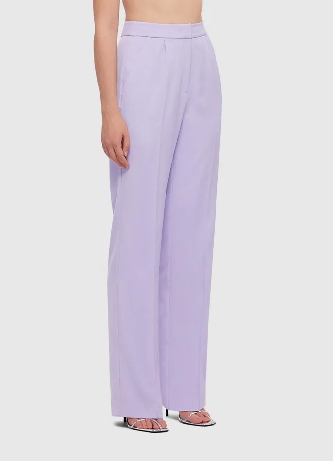 Suiting Women LEO LIN Heather Straight Leg Pants 8211 Lilac