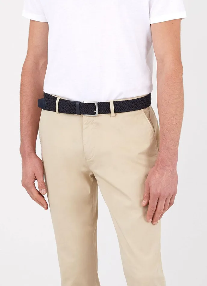 SUNSPEL Belts Elasticated Braided Belt Navy 8211 Men