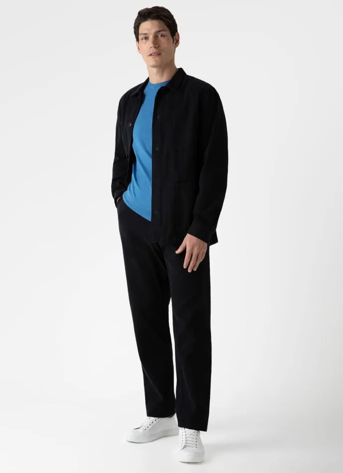 SUNSPEL Jackets and Coats Brushed Cotton Twin Pocket Jacket Black 8211 Men