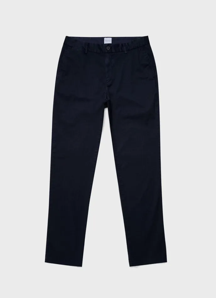 SUNSPEL Pants Regular Fit Stretch Chino Navy 8211 Men