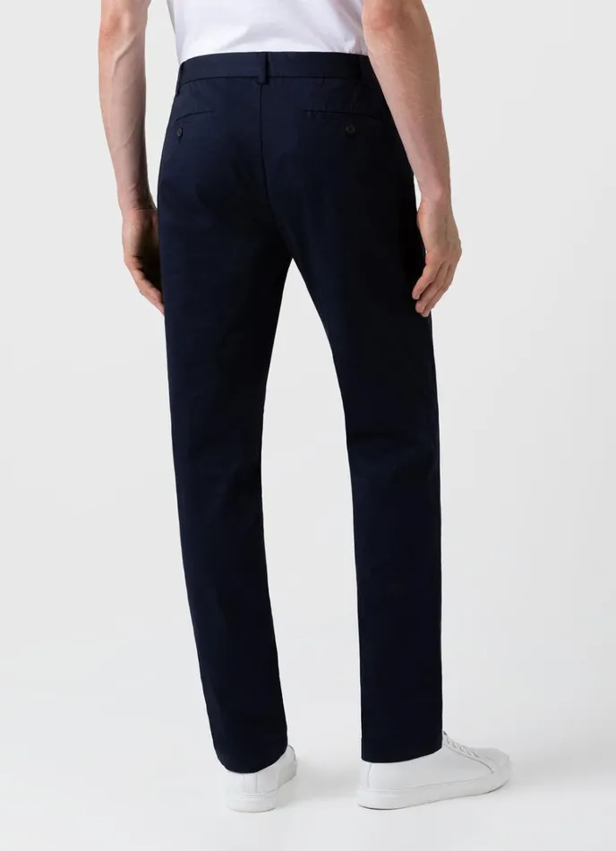 SUNSPEL Pants Regular Fit Stretch Chino Navy 8211 Men