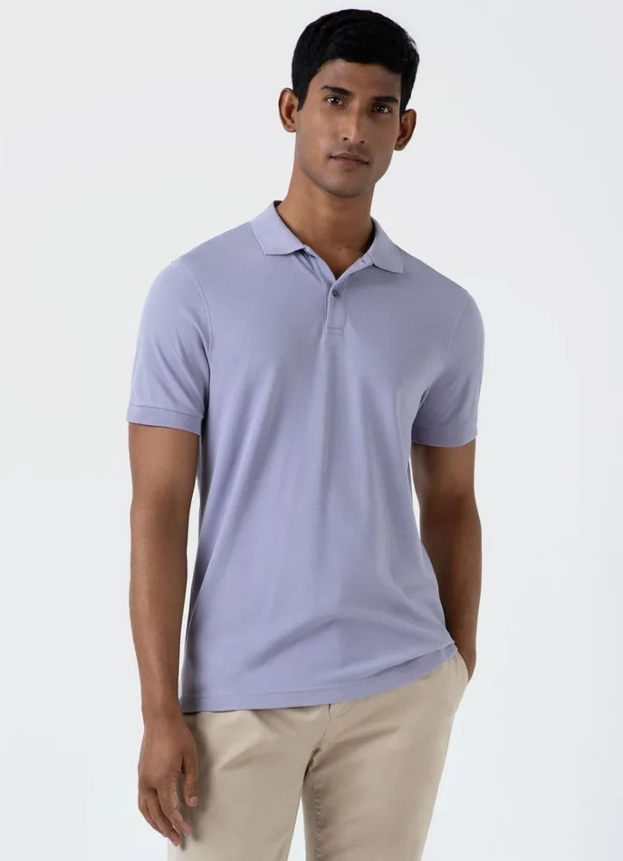 SUNSPEL Polo Shirts Piqu Polo Shirt Lavendar 8211 Men
